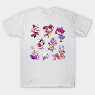 the amazing digital circus cast sticker pack T-Shirt